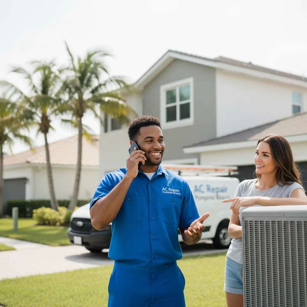 AC Repair Pompano Beach customer support in Allentown